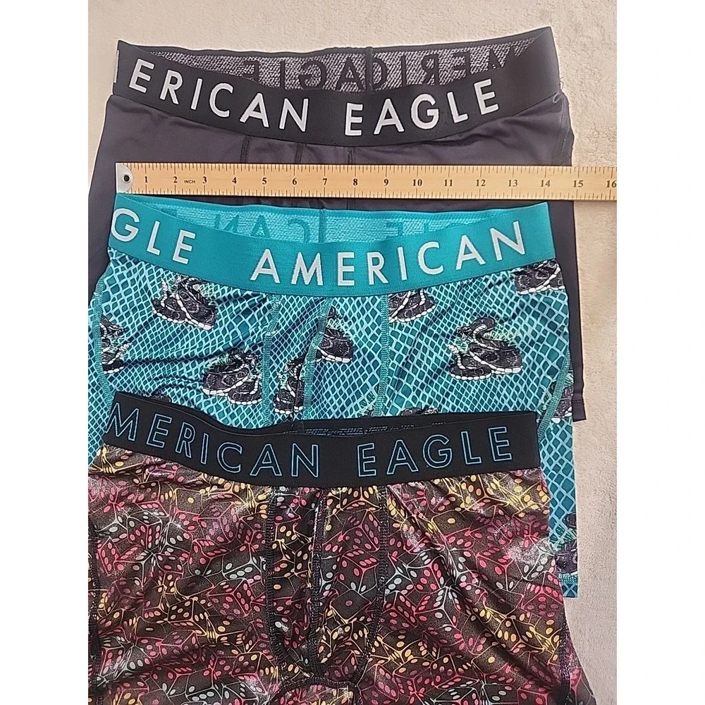 Men's  FLEX  Boxers Briefs  Lot 3 American Eagle 32-34 Medium